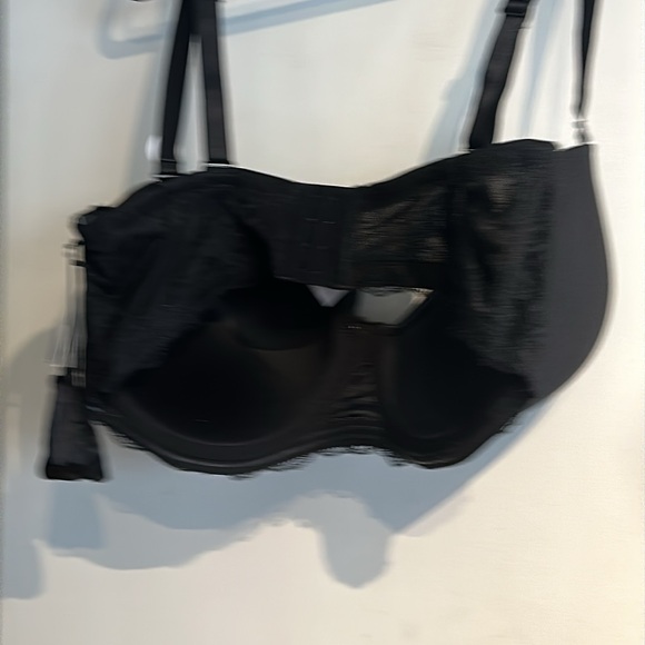 🆕 Black 5-Way Multi-Way Bra- Strapless w/ Invisible straps- Full Support! NEW!! - Picture 6 of 9
